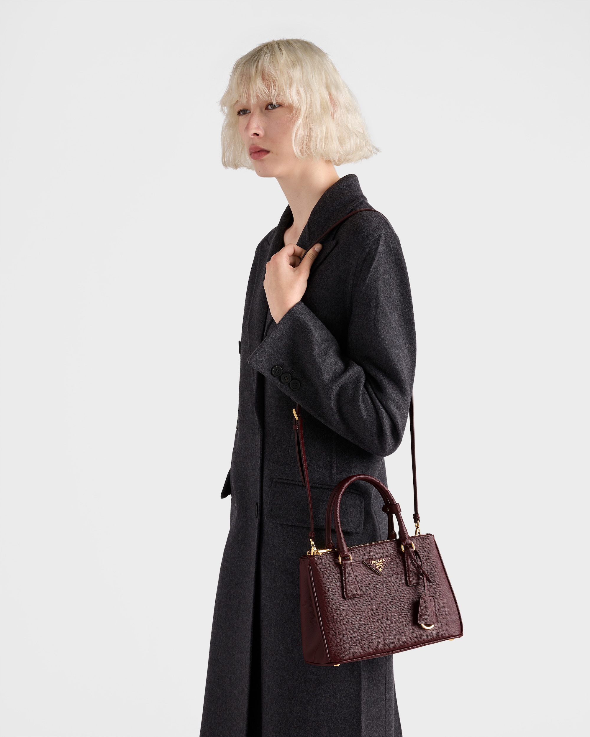 Small Prada Galleria Saffiano leather bag - Image 3